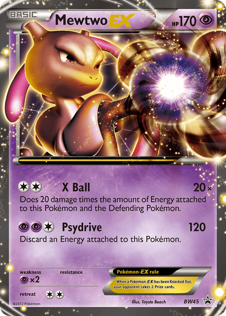 Mewtwo EX (BW45) [Black & White: Black Star Promos] Pokemon Single Pokémon  | Multizone: Comics And Games