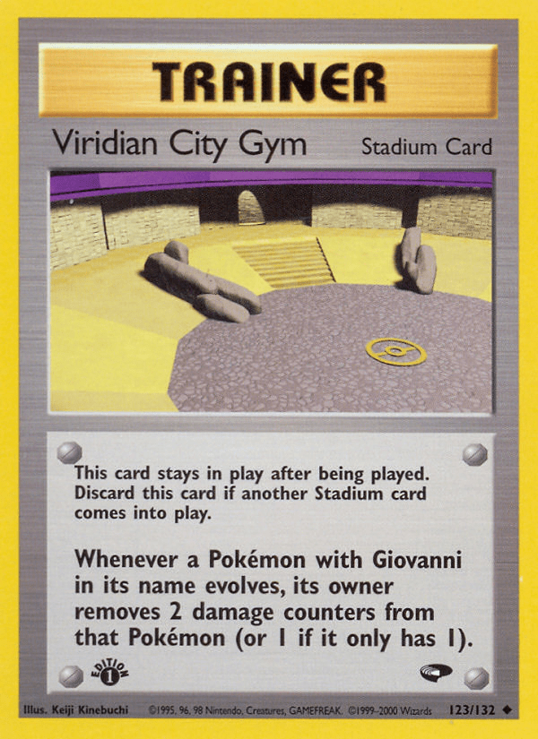 Viridian City Gym (123/132) [Gym Challenge 1st Edition] Pokemon Single Pokémon  | Multizone: Comics And Games