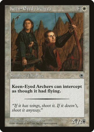 Keen-Eyed Archers [Portal] MTG Single Magic: The Gathering  | Multizone: Comics And Games