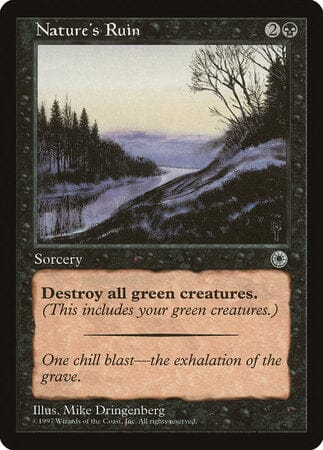Nature's Ruin [Portal] MTG Single Magic: The Gathering  | Multizone: Comics And Games