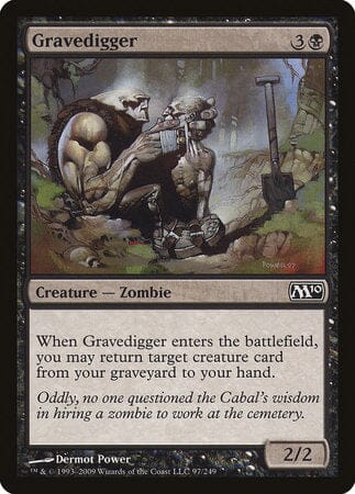 Gravedigger [Magic 2010] MTG Single Magic: The Gathering  | Multizone: Comics And Games