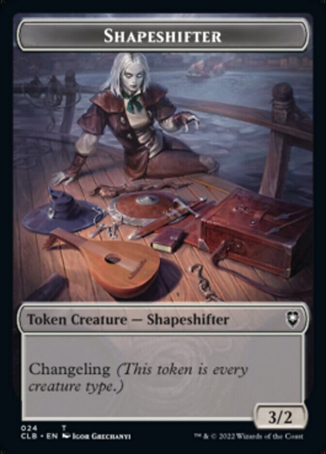 Shapeshifter (024) // Shapeshifter (028) Double-sided Token [Commander Legends: Battle for Baldur's Gate Tokens] MTG Single Magic: The Gathering  | Multizone: Comics And Games