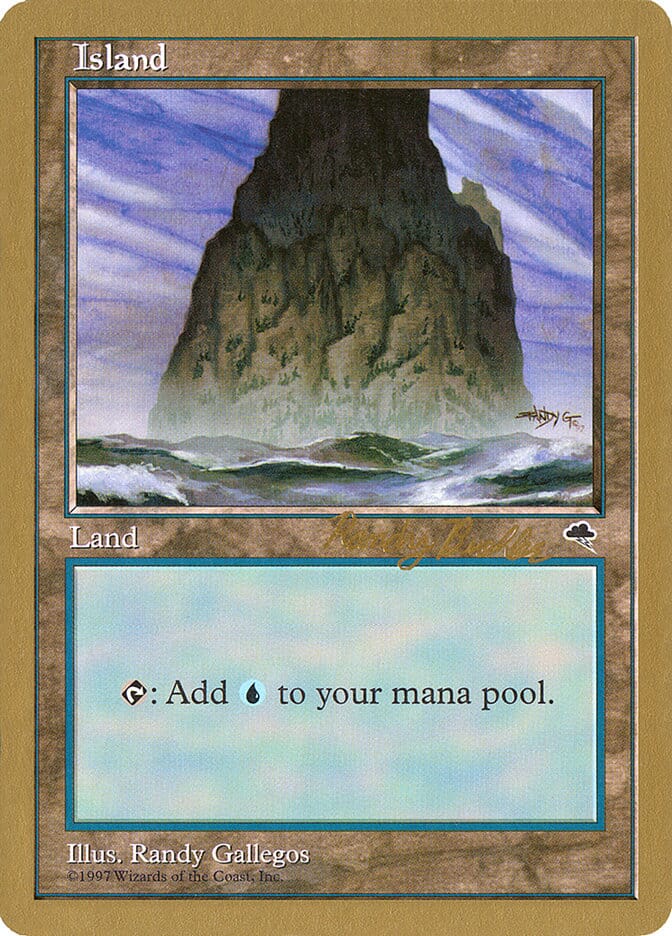 Island (rb337) (Randy Buehler) [World Championship Decks 1998] MTG Single Magic: The Gathering  | Multizone: Comics And Games