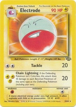 Electrode (18/64) [Jungle Unlimited] Pokemon Single Pokémon  | Multizone: Comics And Games