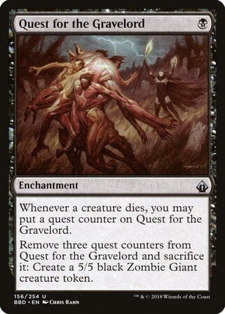 Quest for the Gravelord [Battlebond] MTG Single Magic: The Gathering  | Multizone: Comics And Games