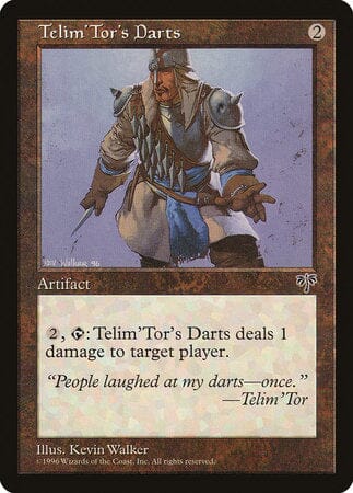 Telim'Tor's Darts [Mirage] MTG Single Magic: The Gathering  | Multizone: Comics And Games