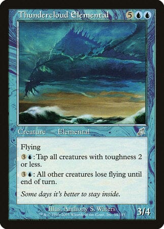 Thundercloud Elemental [Scourge] MTG Single Magic: The Gathering  | Multizone: Comics And Games