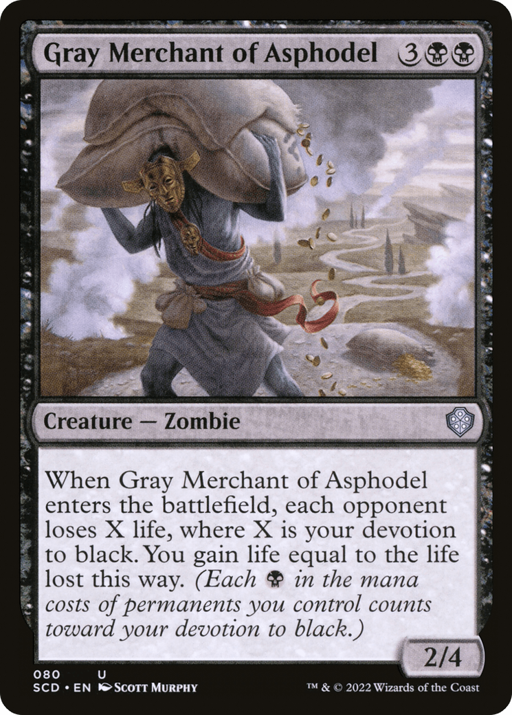 Gray Merchant of Asphodel [Starter Commander Decks] MTG Single Magic: The Gathering  | Multizone: Comics And Games