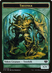 Treefolk // Wolf Double-sided Token [Commander 2014 Tokens] MTG Single Magic: The Gathering  | Multizone: Comics And Games