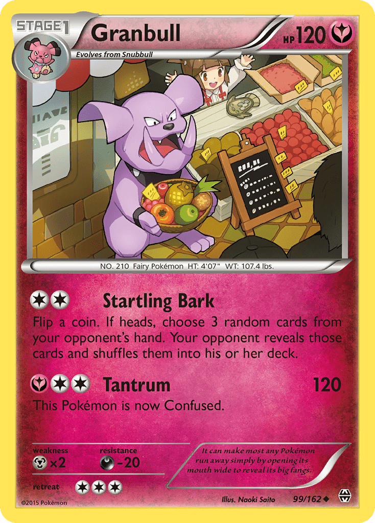 Granbull (99/162) [XY: BREAKthrough] Pokemon Single Pokémon  | Multizone: Comics And Games