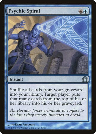 Psychic Spiral [Return to Ravnica] MTG Single Magic: The Gathering  | Multizone: Comics And Games