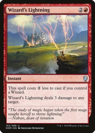 Wizard's Lightning [Dominaria] MTG Single Magic: The Gathering  | Multizone: Comics And Games