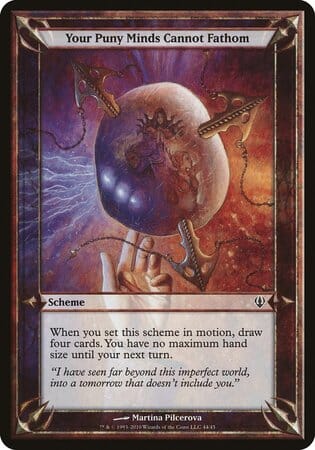 Your Puny Minds Cannot Fathom (Archenemy) [Archenemy Schemes] MTG Single Magic: The Gathering  | Multizone: Comics And Games