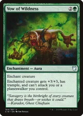 Vow of Wildness [Commander 2018] MTG Single Magic: The Gathering  | Multizone: Comics And Games