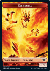 Elemental // Spirit (009) Double-sided Token [Kamigawa: Neon Dynasty Commander Tokens] MTG Single Magic: The Gathering  | Multizone: Comics And Games