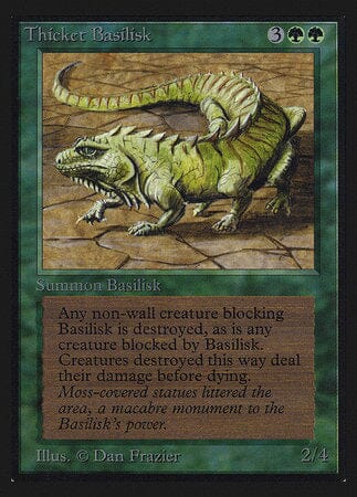 Thicket Basilisk (IE) [Intl. Collectors’ Edition] MTG Single Magic: The Gathering  | Multizone: Comics And Games