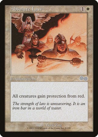 Absolute Law [Urza's Saga] MTG Single Magic: The Gathering  | Multizone: Comics And Games