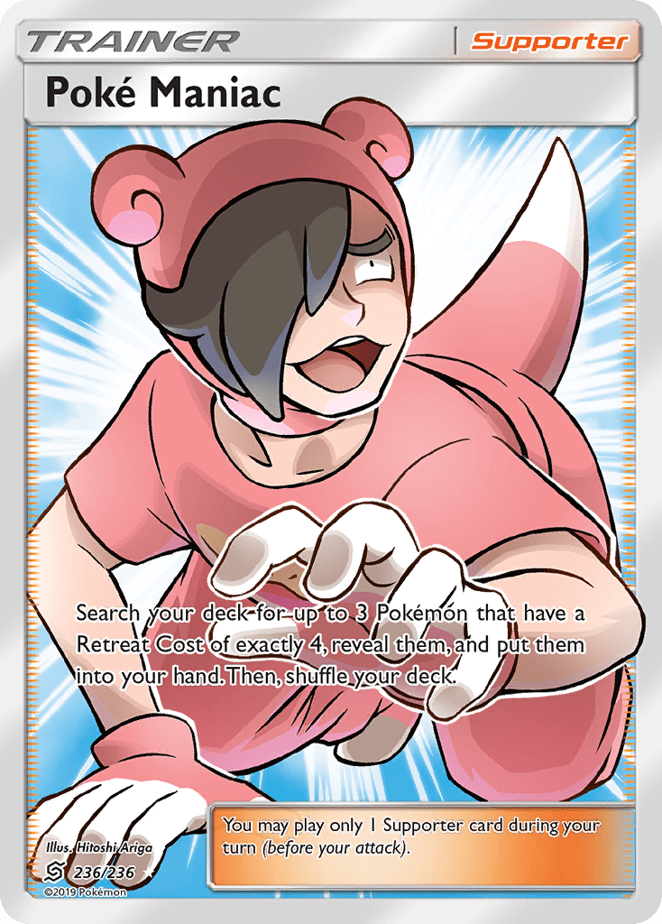 Poke Maniac (236/236) [Sun & Moon: Unified Minds] Pokemon Single Pokémon  | Multizone: Comics And Games