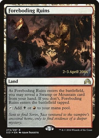 Foreboding Ruins [Shadows over Innistrad Promos] MTG Single Magic: The Gathering  | Multizone: Comics And Games