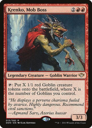 Krenko, Mob Boss [Duel Decks: Speed vs. Cunning] MTG Single Magic: The Gathering  | Multizone: Comics And Games