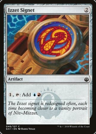 Izzet Signet [GRN Guild Kit] MTG Single Magic: The Gathering  | Multizone: Comics And Games