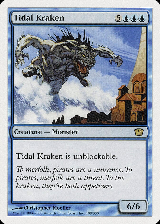 Tidal Kraken [Eighth Edition] MTG Single Magic: The Gathering  | Multizone: Comics And Games