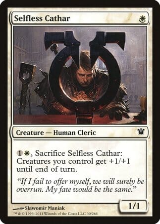 Selfless Cathar [Innistrad] MTG Single Magic: The Gathering  | Multizone: Comics And Games