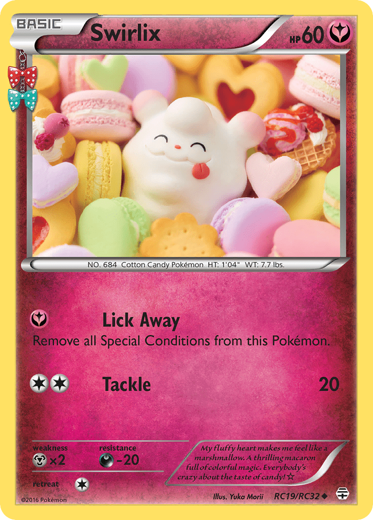 Swirlix (RC19/RC32) [XY: Generations] Pokemon Single Pokémon  | Multizone: Comics And Games