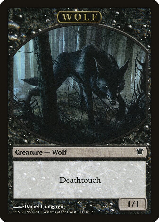 Wolf (6/12) [Innistrad Tokens] MTG Single Magic: The Gathering  | Multizone: Comics And Games