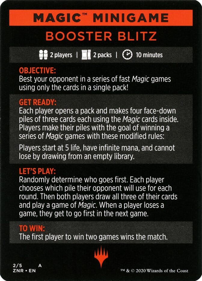 Booster Blitz (Magic Minigame) [Zendikar Rising Minigame] MTG Single Magic: The Gathering  | Multizone: Comics And Games
