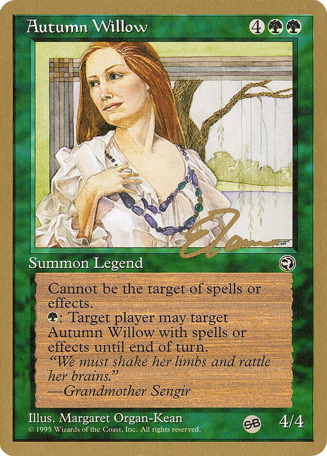 Autumn Willow (Eric Tam) (SB) [Pro Tour Collector Set] MTG Single Magic: The Gathering  | Multizone: Comics And Games