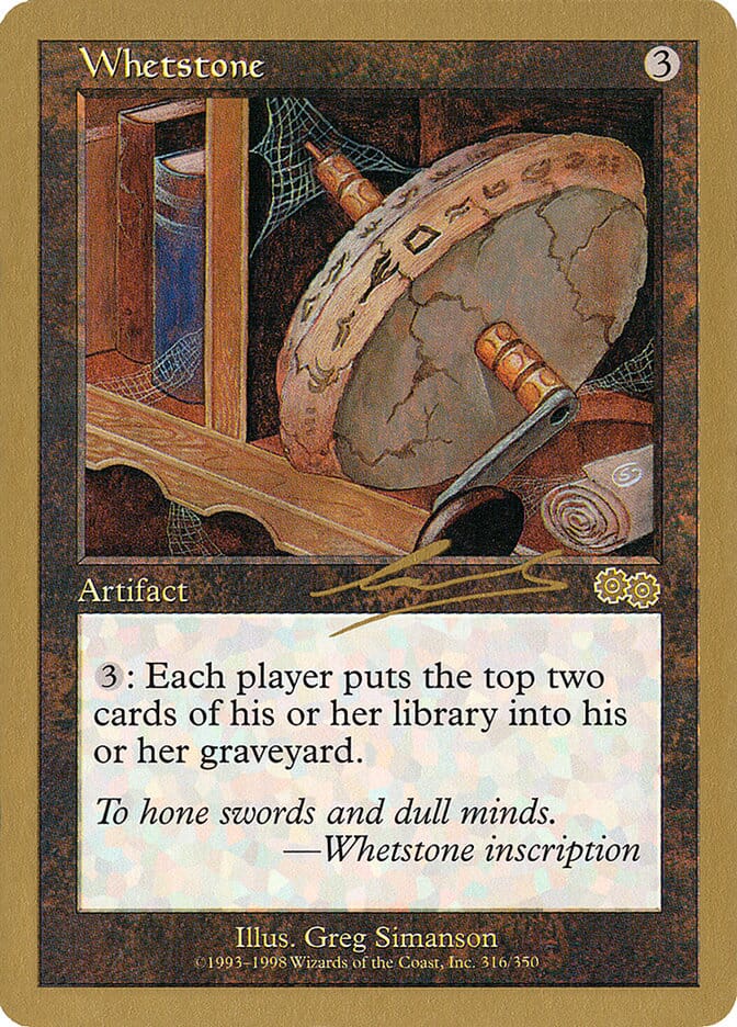 Whetstone (Nicolas Labarre) [World Championship Decks 2000] MTG Single Magic: The Gathering  | Multizone: Comics And Games