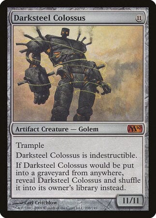 Darksteel Colossus [Magic 2010] MTG Single Magic: The Gathering  | Multizone: Comics And Games