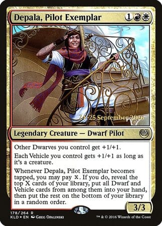 Depala, Pilot Exemplar [Kaladesh Promos] MTG Single Magic: The Gathering  | Multizone: Comics And Games