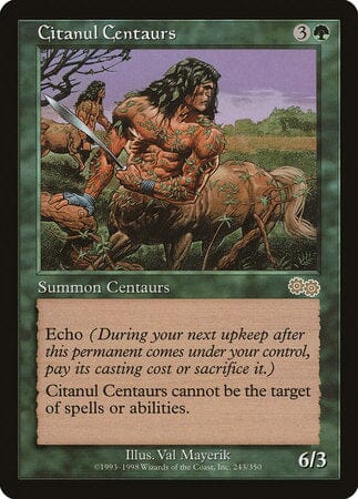 Citanul Centaurs [Urza's Saga] MTG Single Magic: The Gathering  | Multizone: Comics And Games