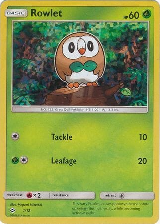 Rowlet (1/12) [McDonald's Promos: 2017 Collection] Pokemon Single Pokémon  | Multizone: Comics And Games