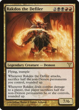 Rakdos the Defiler [Dissension] MTG Single Magic: The Gathering  | Multizone: Comics And Games