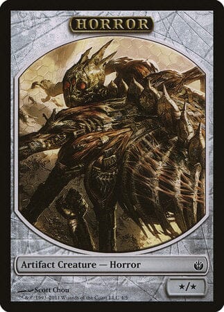 Horror Token [Mirrodin Besieged Tokens] MTG Single Magic: The Gathering  | Multizone: Comics And Games