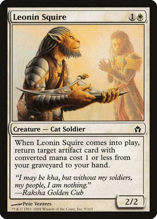 Leonin Squire [Fifth Dawn] MTG Single Magic: The Gathering  | Multizone: Comics And Games
