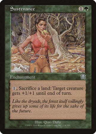 Sustenance [Mercadian Masques] MTG Single Magic: The Gathering  | Multizone: Comics And Games