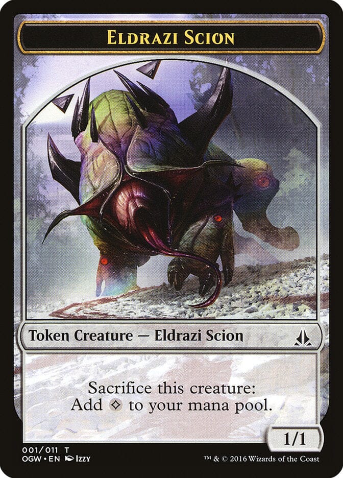 Eldrazi Scion (001/011) [Oath of the Gatewatch Tokens] MTG Single Magic: The Gathering  | Multizone: Comics And Games