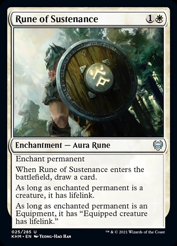 Rune of Sustenance [Kaldheim] MTG Single Magic: The Gathering  | Multizone: Comics And Games