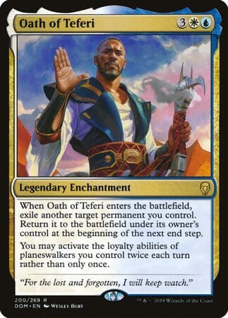 Oath of Teferi [Dominaria] MTG Single Magic: The Gathering  | Multizone: Comics And Games