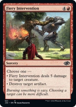 Fiery Intervention [Jumpstart 2022] MTG Single Magic: The Gathering  | Multizone: Comics And Games