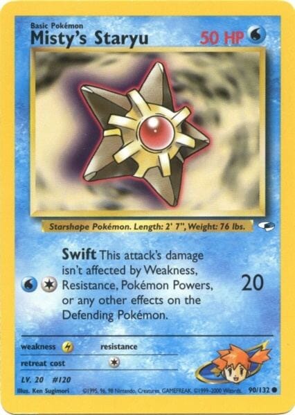 Misty's Staryu (90/132) [Gym Heroes Unlimited] Pokemon Single Pokémon  | Multizone: Comics And Games