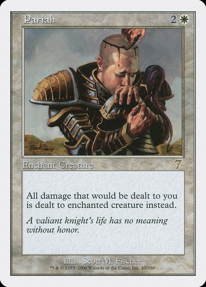 Pariah [Seventh Edition] MTG Single Magic: The Gathering  | Multizone: Comics And Games