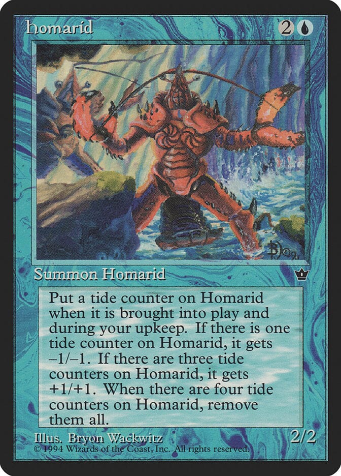 Homarid (Bryon Wackwitz) [Fallen Empires] MTG Single Magic: The Gathering  | Multizone: Comics And Games