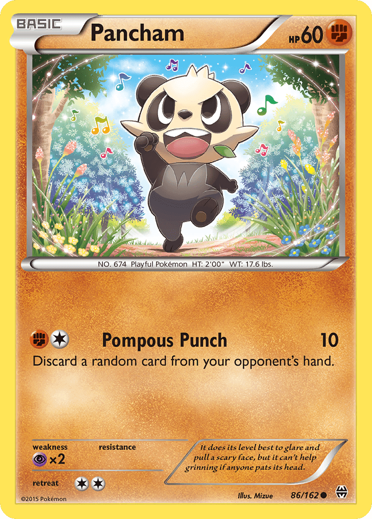 Pancham (86/162) [XY: BREAKthrough] Pokemon Single Pokémon  | Multizone: Comics And Games