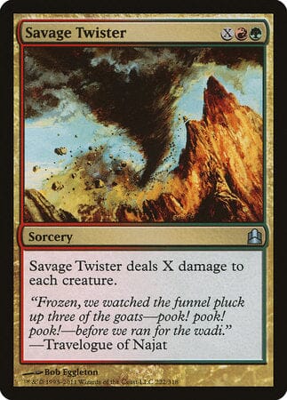 Savage Twister [Commander 2011] MTG Single Magic: The Gathering  | Multizone: Comics And Games