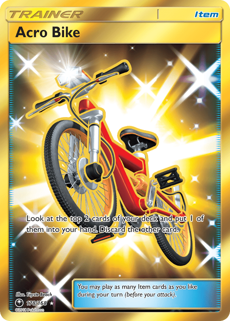 Acro Bike (178/168) [Sun & Moon: Celestial Storm] Pokemon Single Pokémon  | Multizone: Comics And Games